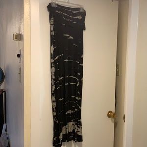 Fold Over Maxi Skirt